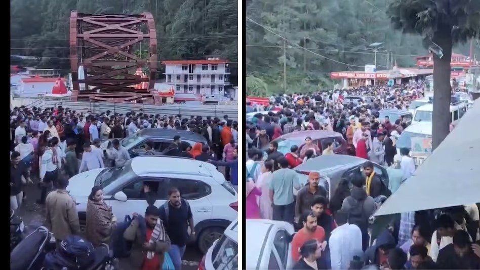 कैंची धाम की बढ़ती भीड़ से हल्द्वानी-काठगोदाम में जाम, पहाड़ के सफर पर भारी पड़ रही अव्यवस्था