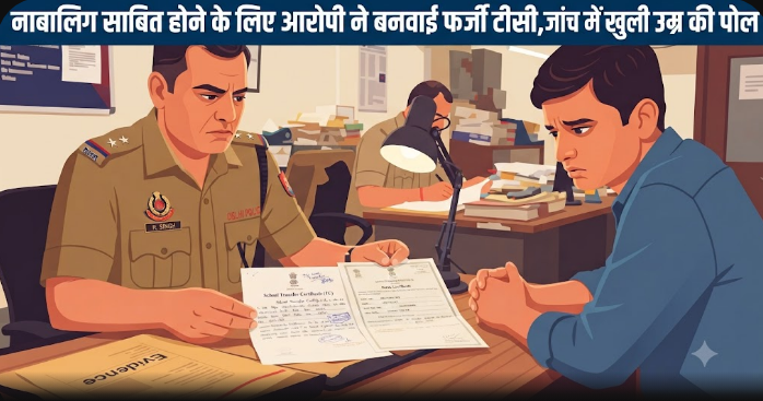 नाबालिग साबित होने के लिए आरोपी ने बनवाई फर्जी टीसी, जांच में खुली उम्र की पोल