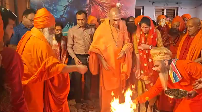 हरिद्वार से शुरू हुई जूना अखाड़े की पवित्र छड़ी यात्रा, सनातन संस्कृति के संरक्षण का दिया संदेश
