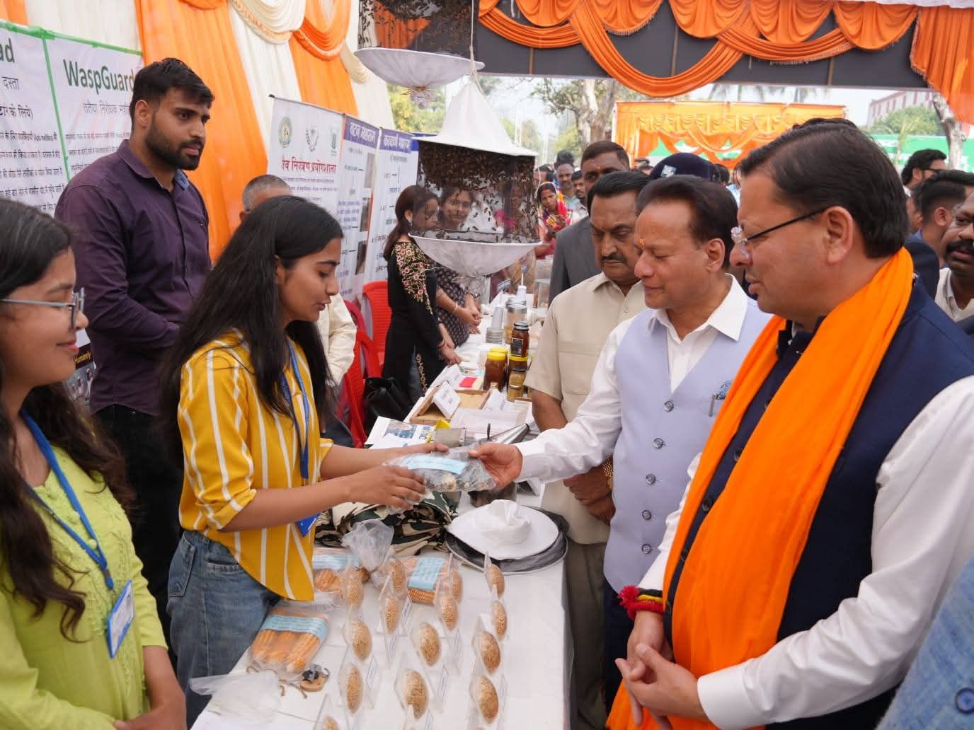 पंतनगर में 119वें अखिल भारतीय किसान मेले का मुख्यमंत्री पुष्कर सिंह धामी ने किया शुभारम्भ