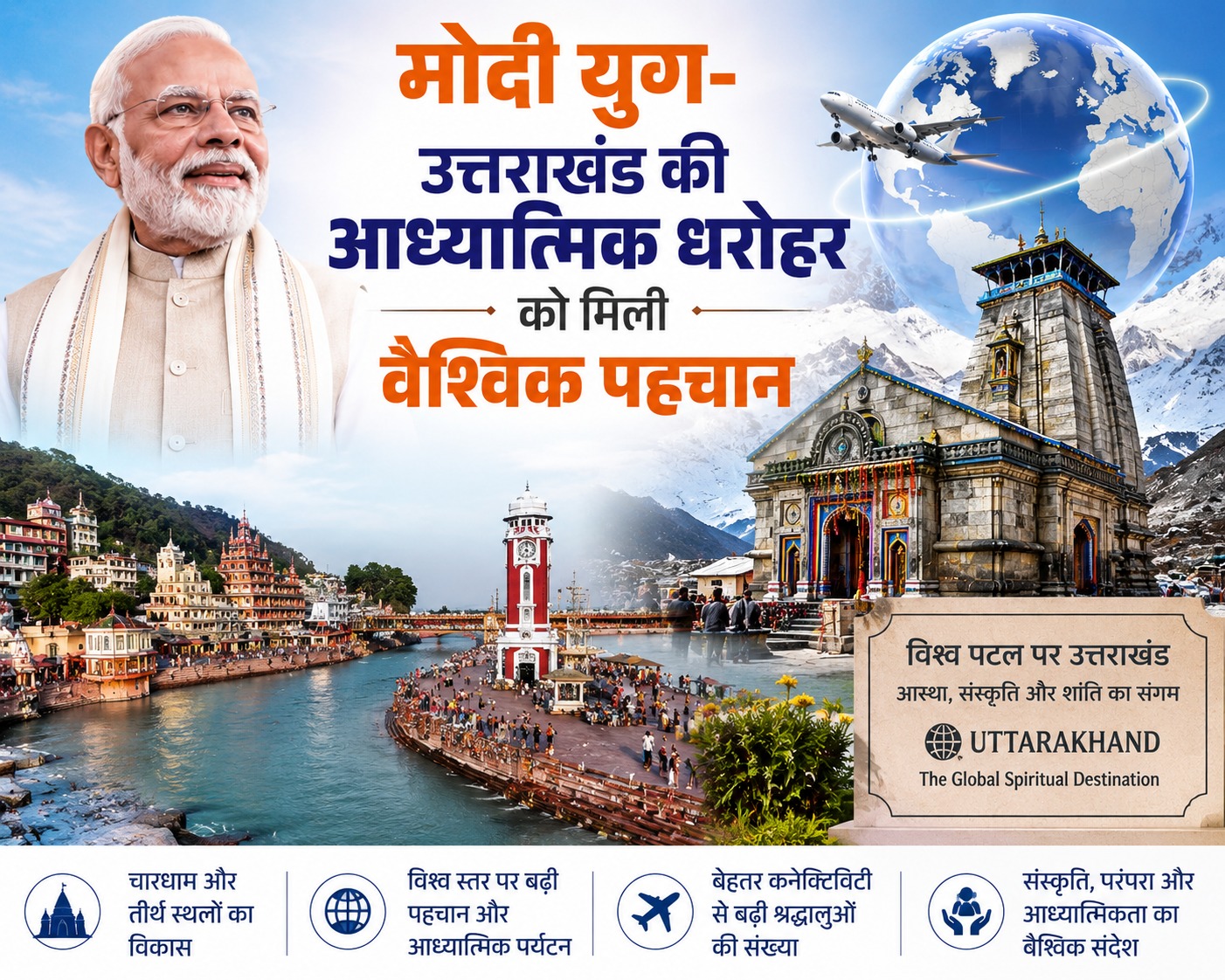 मोदी युग-उत्तराखंड की आध्यात्मिक धरोहर को मिली वैश्विक पहचान