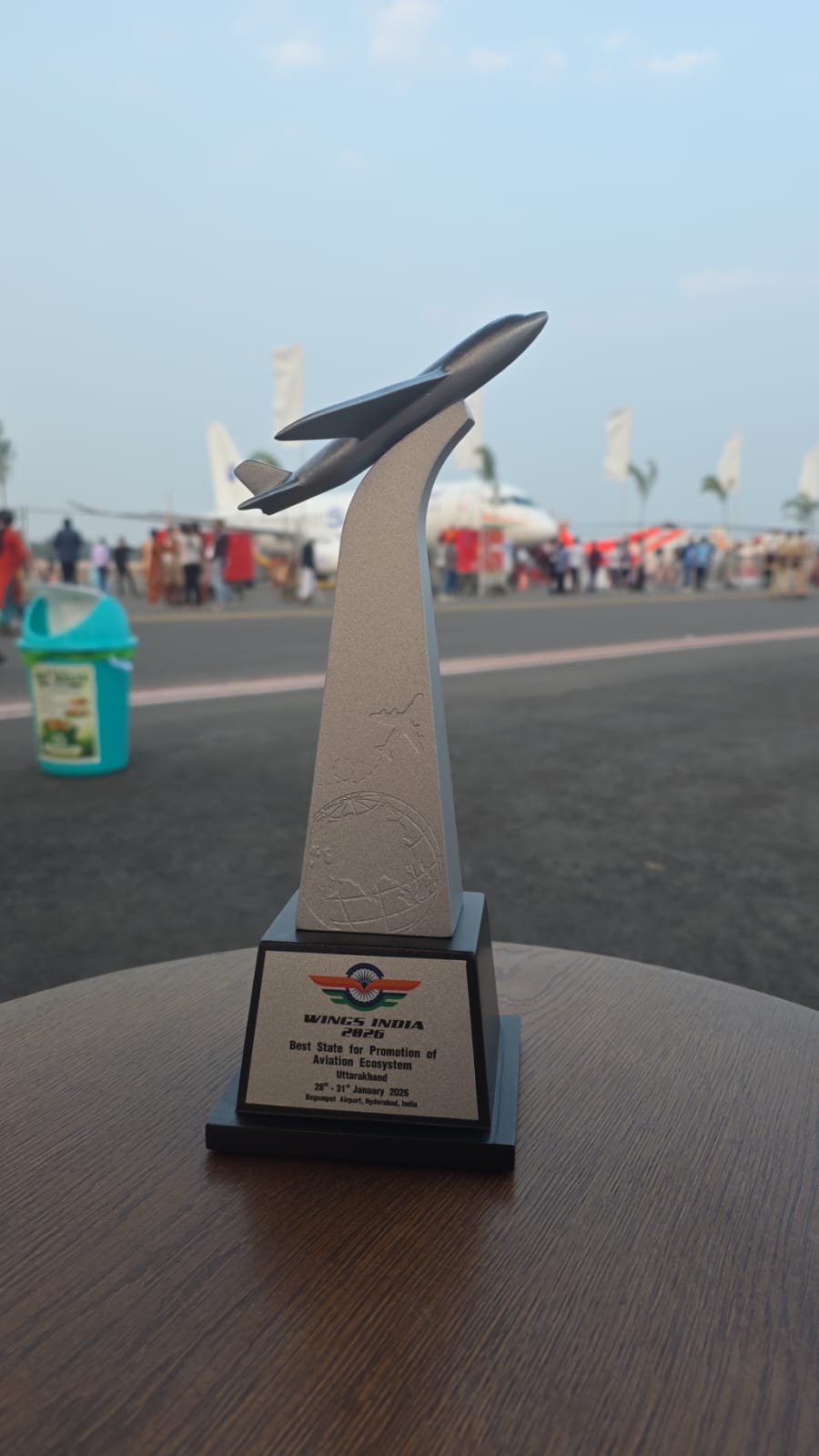 WINGS INDIA 2026 में उत्तराखंड को राष्ट्रीय सम्मान, एविएशन इकोसिस्टम में सर्वश्रेष्ठ राज्य घोषित