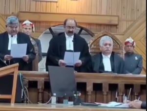 नैनीताल निवासी सिद्धार्थ साह ने अतिरिक्त न्यायाधीश तौर पर ली शपथ।