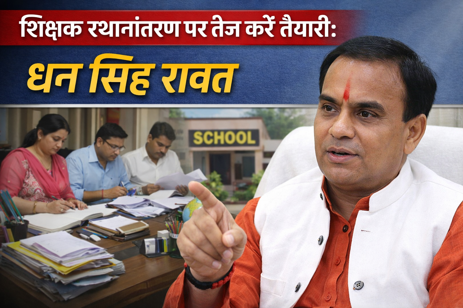 शिक्षक स्थानांतरण पर तेज करें तैयारी: धन सिंह रावत