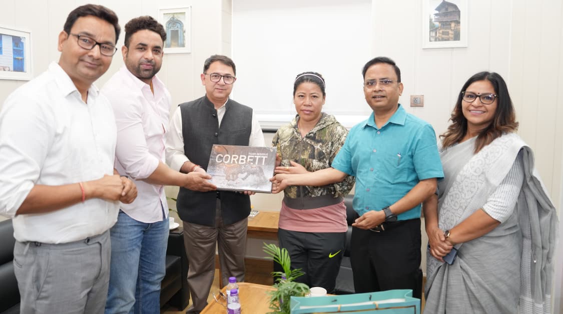 मैरी कॉम और प्रमुख सचिव के बीच खेल प्रतिभाओं को बढ़ावा देने पर चर्चा