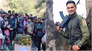 शहीद अग्निवीर दीपक सिंह का चंपावत में सैन्य सम्मान के साथ अंतिम संस्कार